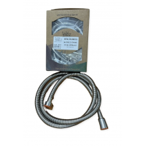 EKSTRA  DOLANMAYAN DUŞ SPİRAL HORTUMU KROM 150 CM 1. KALİTE