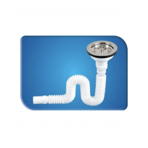 KÖRÜKLÜ ÇÖPMAK EVYE LAVABO GİDER SİFONU 50 MM