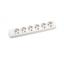 VIKO MULTI-LET ALTILI ( 6'LI ) PRİZ TOPRAKLI KABLOSUZ ÇOCUK K. GRUP PRİZ KLEMENSLİ 