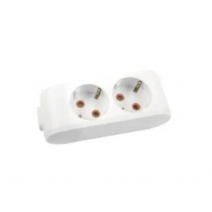 VIKO MULTI-LET İKİLİ (2'Lİ) PRİZ TOPRAKLI KABLOSUZ ÇOCUK K. GRUP PRİZ KLEMENSLİ 