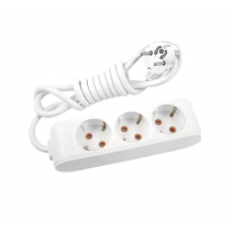 VIKO MULTI-LET KABLOLU TOPRAKLI ÜÇLÜ GRUP PRİZ UZATMA (2 METRE) 