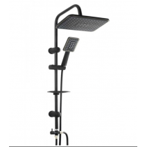 DUŞ TAKIMI ROBOT TOP SHOWER SİYAH SÜRGÜLÜ SPRALLİ 248-S 150 CM