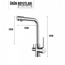Evye Mutfak Bataryası Arıtma Çıkışlı 3 Yıl Garantili Kod 321